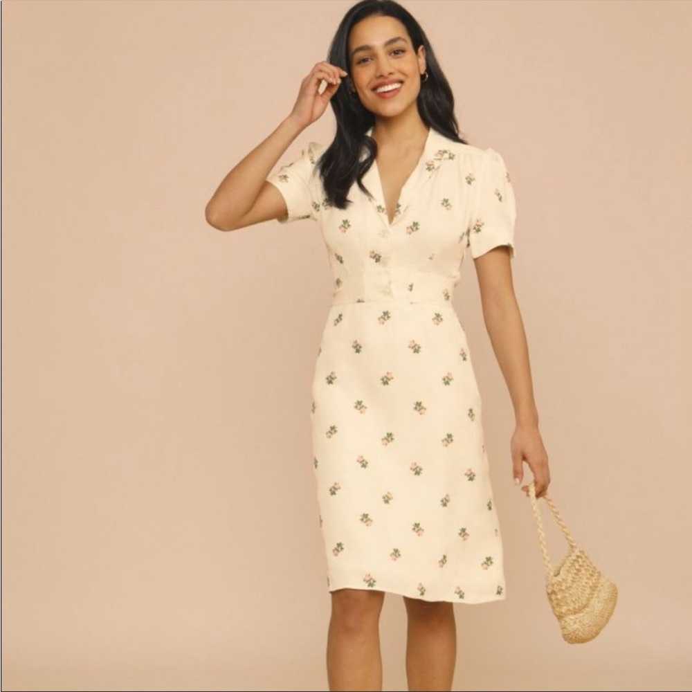 NWT Rouje anais midi dress